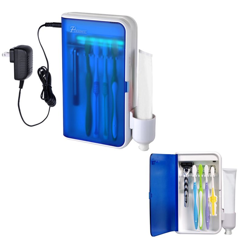 Pursonic UV Ultraviolet Family Toothbrush Sanitizer Sterilizer Cleaner with AC Adapter, 1 of 5