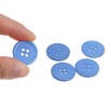 Unique Bargains Resin Craft Snap Round Flat 4-Hole Sewing Buttons 50 Pcs - 4 of 4