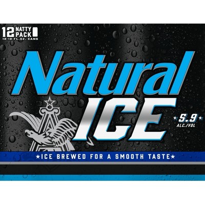 Natural Ice Beer - 12pk/12 fl oz Cans
