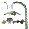 The Peanutshell Dino Green Crib Bedding Set,  4pc to 12 Pc, For Boys - 3 of 4