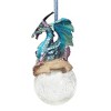 Design Toscano Frost, the Gothic Dragon Holiday Ornament - 4 of 4