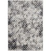 HomeRoots 8' X 10' Gray And Ivory Geometric Distressed Area Rug - 4 of 4