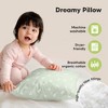 KeaBabies Toddler Pillow - Soft Organic Cotton Kids Pillows for Sleeping - Travel Pillow for Kids Age 2-5 - 4 of 4