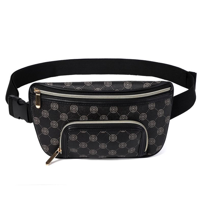 Belt Bag for Women PVC Fanny Pack Crossbody Bags for Women Waist Bag with Adjustable Strap, 1 of 6