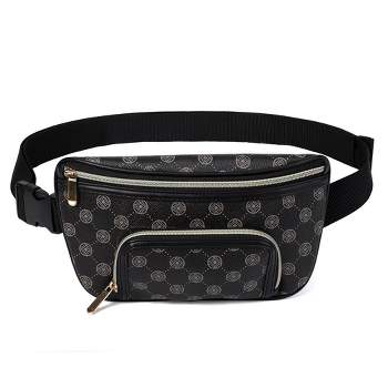 Belt Bag for Women PVC Fanny Pack Crossbody Bags for Women Waist Bag with Adjustable Strap