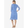 Jessica London Lace Fit & Flare Dress - 3 of 4