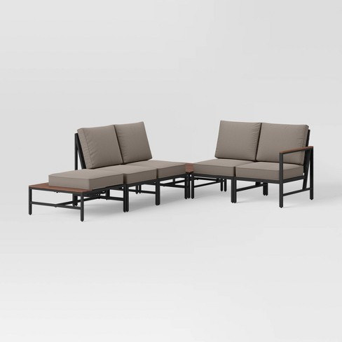 Oak Park Patio Sectional with Adjustable Back, Outdoor Furniture - Threshold™ - image 1 of 4