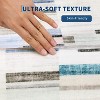 Washable Modern Geometric Rug Non Slip Low Pile Rug Contemporary Floor Cover Foldable Indoor Carpet for Living Room Bedroom Playroom Office - 4 of 4