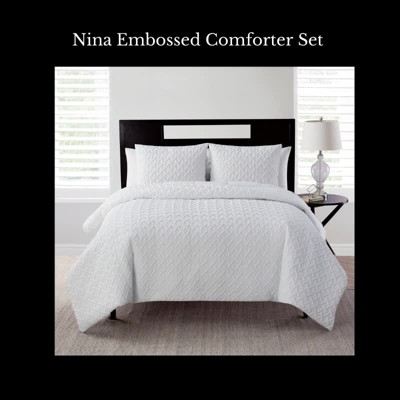 Nina Embossed Comforter Set - VCNY Home, 2 of 9, play video