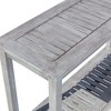 AndMakers Longs Peak Eucalyptus Console Table in Silver - image 4 of 4