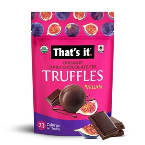 That's It Dark Chocolate Fig Truffles - 3.5oz - 1 of 4