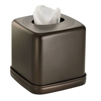Bronze Metal Square Tissue Box Cover for Bathroom