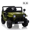 12V Kids Ride On Truck Car with Remote Control, Spring Suspension, Various Speeds, LED Lights, Music, and Safety Belt, Electric Ride On Car Toys - 2 of 4