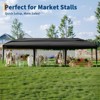 10x30 Pop Up Canopy with 8 Sidewalls-Heavy Duty Tent with Portable Roller Bag-3 Adjustable Height,8 Weight Bags,8 Stakes & 6 Guy Ropes - 3 of 4