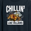 Men's - Teenage Mutant Ninja Turtles - Chillin Like Villains Long Sleeve Graphic T-Shirt - image 2 of 4