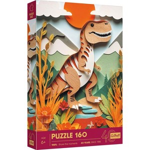 Trefl Kids 40th Anniversary Dinosaur 160 Piece Paper Art Puzzle - 1 of 3