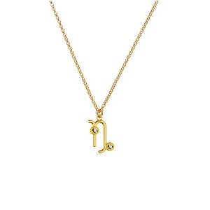 Give Me a Sign Zodiac Name Necklace - Gold Vermeil - 1 of 4