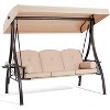 EROMMY 3 Seat Outdoor Porch Swing Chair - 3 of 4