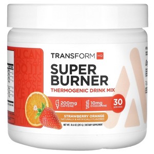 TransformHQ Super Burner, Thermogenic Drink Mix, Strawberry Orange, 10.6 oz (297 g) - 1 of 3