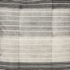 TAG 22"x22" Black and Khaki Block Print Stripe Cotton Accent Decorative Throw Pillow Poly Filled Removable Insert Square Machine Wash - 2 of 4
