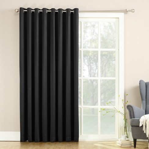 100"x84" Sun Zero Room Darkening Seymour Grommet Sliding Patio Door Curtain Panel - image 1 of 3