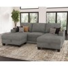 Belffin Compact U-Shaped 5-Seater Sectional - Modular Couch with Storage & Cup Holder - 2 of 4