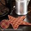 Burgundy Star Trivet Star Shape 10 - 2 of 3