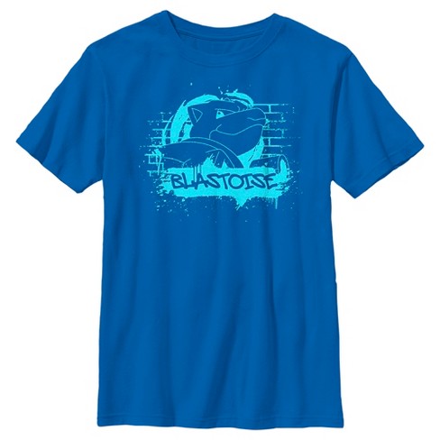 Blue paint 2024 splatter shirt