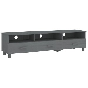 vidaXL HAMAR TV Stand TV Console Sideboard TV Unit Cupboard Solid Wood Pine - 1 of 4