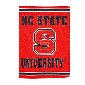 Embossed Suede Flag, House Size, North Carolina State University - 1 of 3