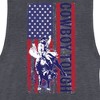 Juniors Womens Professional Bull Riders Cowboy Tough Flag Festival Muscle Tee - image 2 of 4