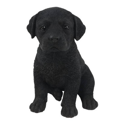 6.5" Polyresin Labrador Puppy Black - Hi-Line Gift