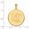 Black Bow Jewelry 10k Yellow Gold Cincinnati Bearcats NCAA Extra Large Pendant - 2 of 3