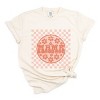 Simply Sage Market Checkered Mama Flowers Garment Dyed Tee - L - Ivory - 2 of 4