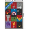 Trends International Marvel Comics Avengers - Minimalist Grid Framed ...