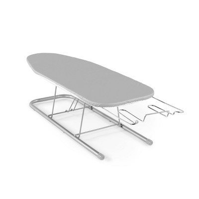 Gray Collapsible Table Top Ironing Board with Metal Frame