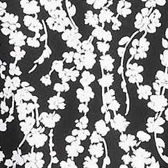 black/white vine floral