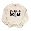 Simply Sage Market Baseball Mom Smiley Face Sweatshirt - 2 of 4