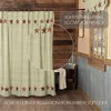 Abilene Star Shower Curtain 72x72 VHC Brands - 4 of 4