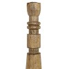 Carved Stack Taper Holder Wood with Metal Cup by Foreside Home & Garden - 3 of 4
