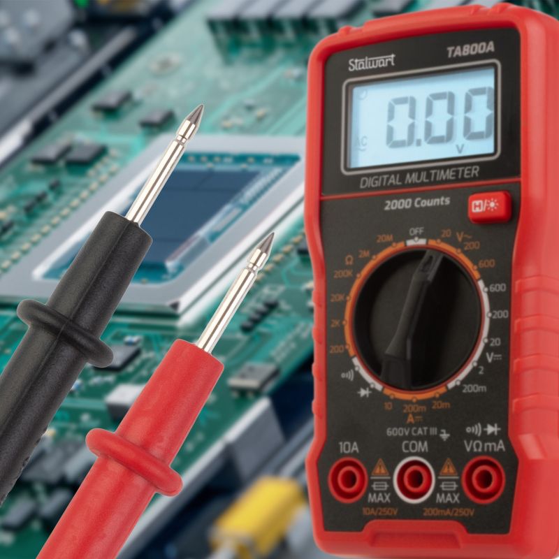 Stalwart Digital Multimeter Voltage Tester, 4 of 8