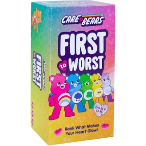 FIRST TO WORST Care Bears Family Party Game - The Card Game About How Your Friends & Family Rank Things - for Kids, Tweens, Teens, Families & Kidults - 1 of 3