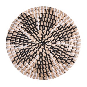 Unique Bargains Decorative Wall Art Hanging Woven Basket (7.87" - Style D) 1Pc - 1 of 4