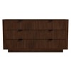 Lola Mid Century Modern Walnut Dresser With 6 Drawers,TV Stand for Living Room, Dresser for Bedroom Chest of Dresser,Nightstand for Bed - 3 of 4