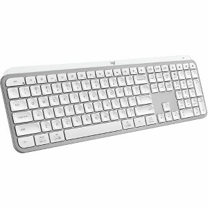 Logitech MX Keys S Wireless Keyboard, Low Profile, Fluid Precise Quiet Typing, USB C Rechargeable, Pale Gray - Programmable Keys, Backlighting - 1 of 4