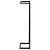 vidaXL Towel Rack Black Iron 37.4 in tall Towel Rack Rectangular - 4 of 4
