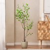 MOEPISY 150cm Artificial Disc Leaf Tree - 4 of 4