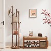 37.4" Bamboo Shoe Bench with Storage - 2 of 4