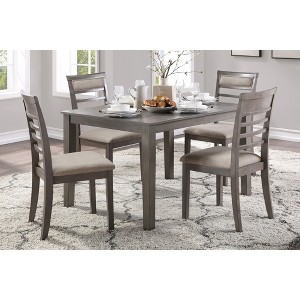 5-Piece Dining Set with Rectangular Table and 4 Side Chairs - 1 of 4