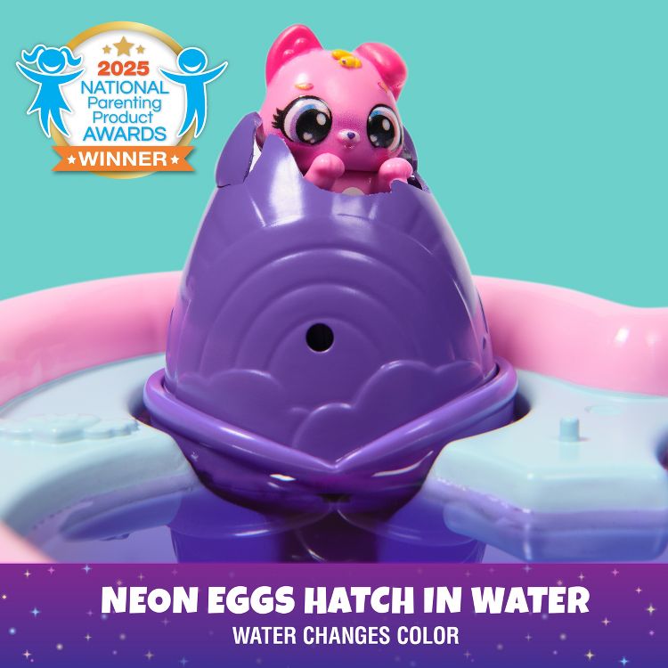 Hatchimals Alive Neon Rainbow Bestie Pool Party, 3 of 8